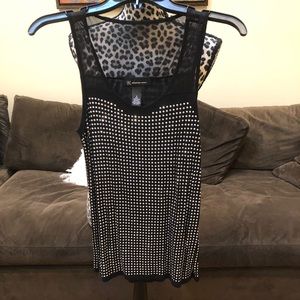 Gorgeous INC tank with silver studding